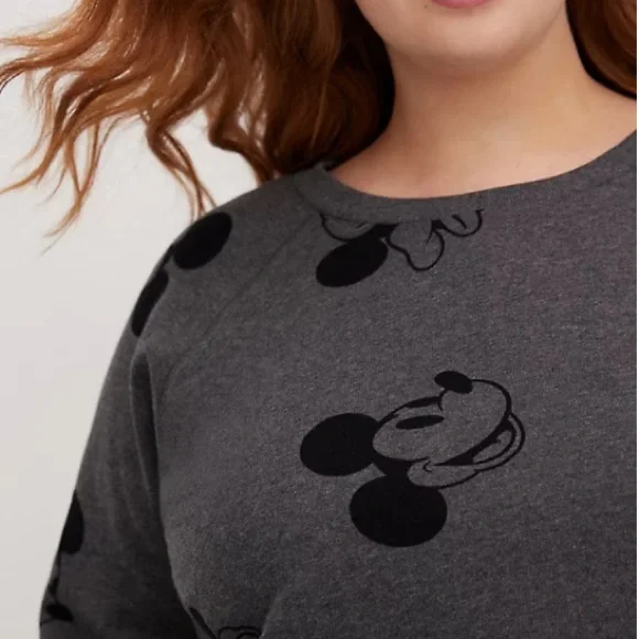 TORRID SWEATSHIRT - DISNEY MICKEY & MINNIE MOUSE - Picture 3 of 4